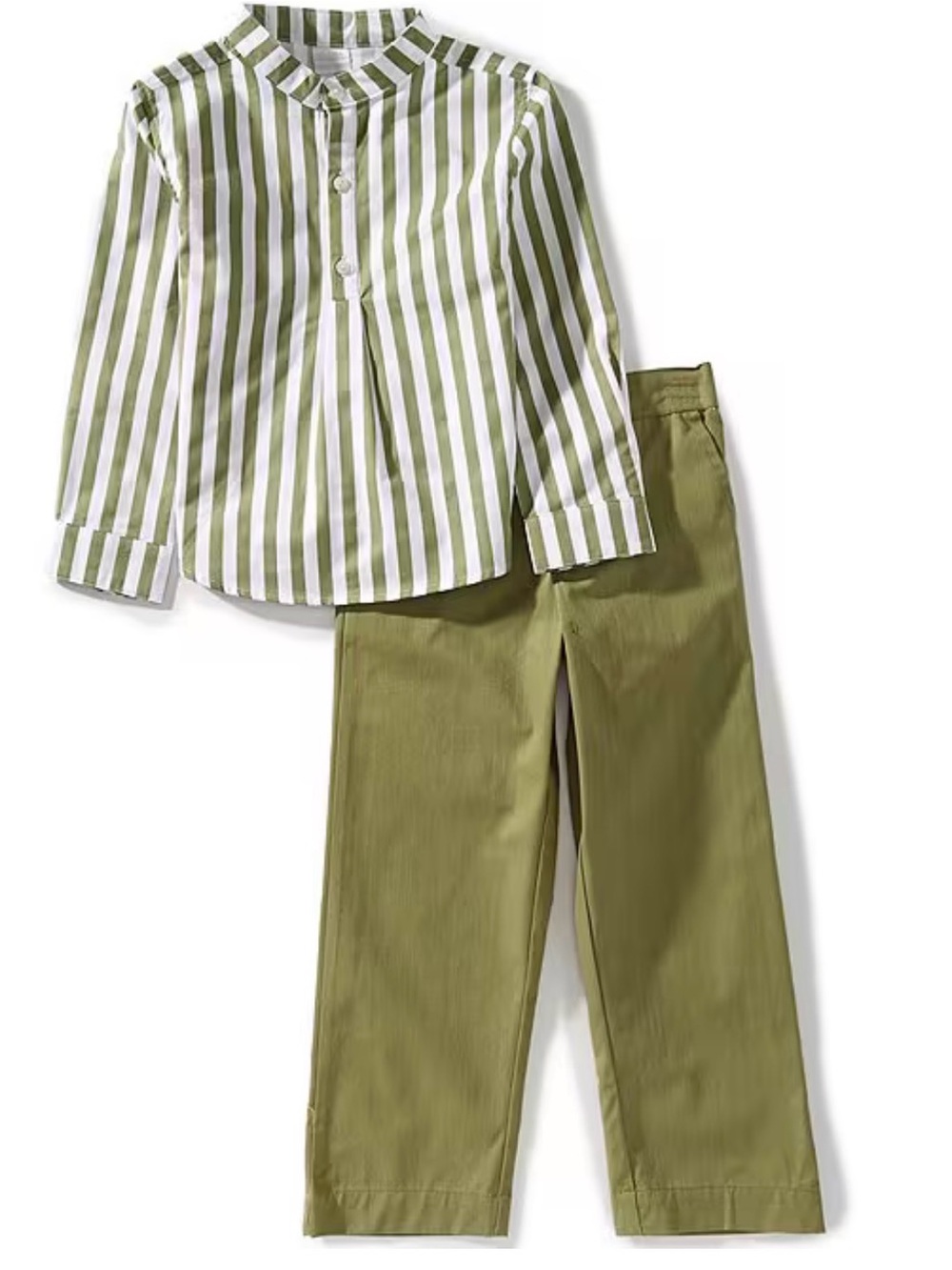 Edgehill Collection x Megan Karp Jack Stripe Long Sleeve Shirt & Pants Set of 2